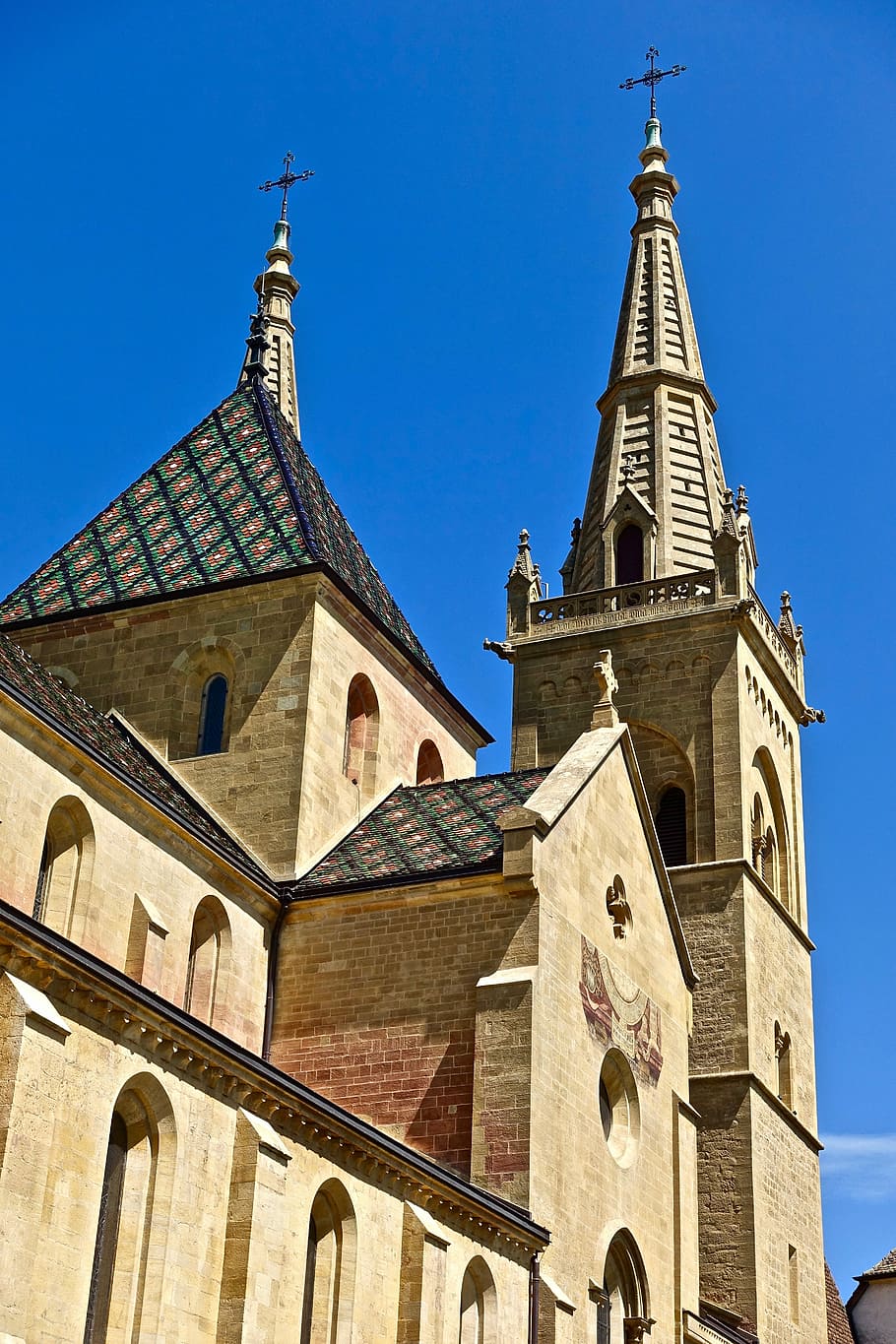 church, spire, architecture, christianity, religion, exterior, cathedral, historical, place of worship, belief