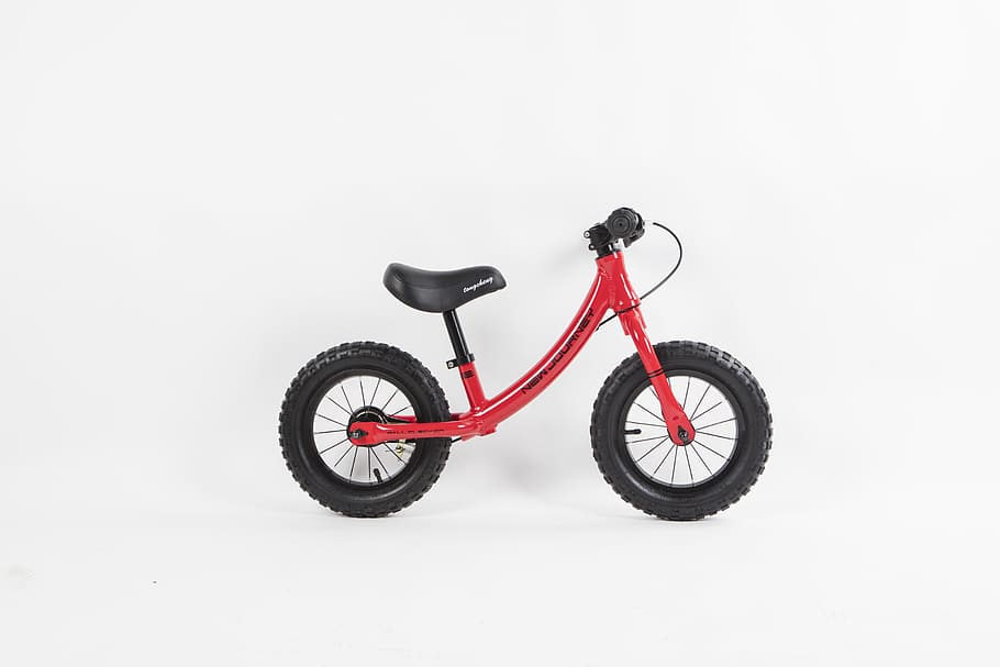 stroller, bike, trolley, transportation, bicycle, mode of transportation, copy space, red, sport, wheel