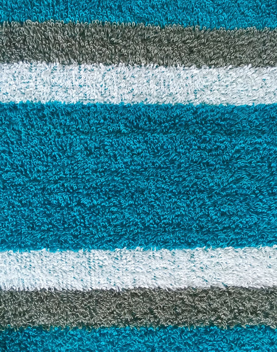 blue, white, grey, stripe fabric cloth, striped, textile, texture, terry cloth, stripes, aqua