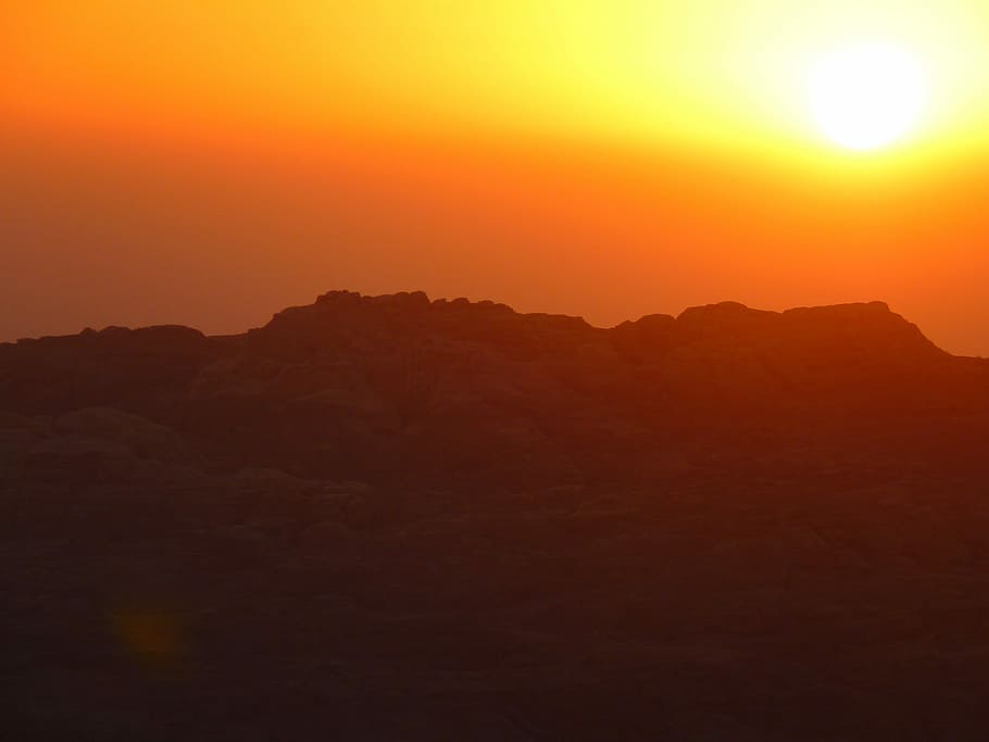 Petra, Jordan, Holiday, Travel, petra, jordan, middle east, back light, romance, abendstimmung, sun