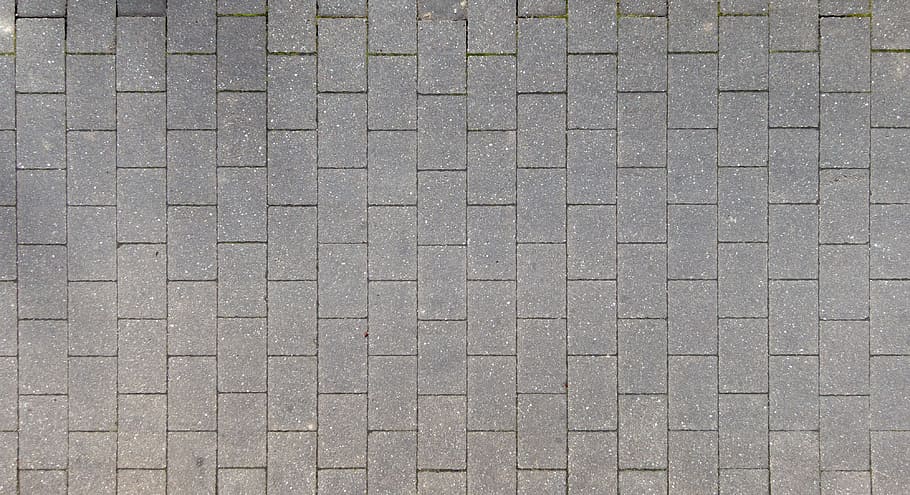 lantai beton abu-abu, trotoar, batu, tekstur, permukaan, pola, balok, latar belakang, full frame, tidak ada orang