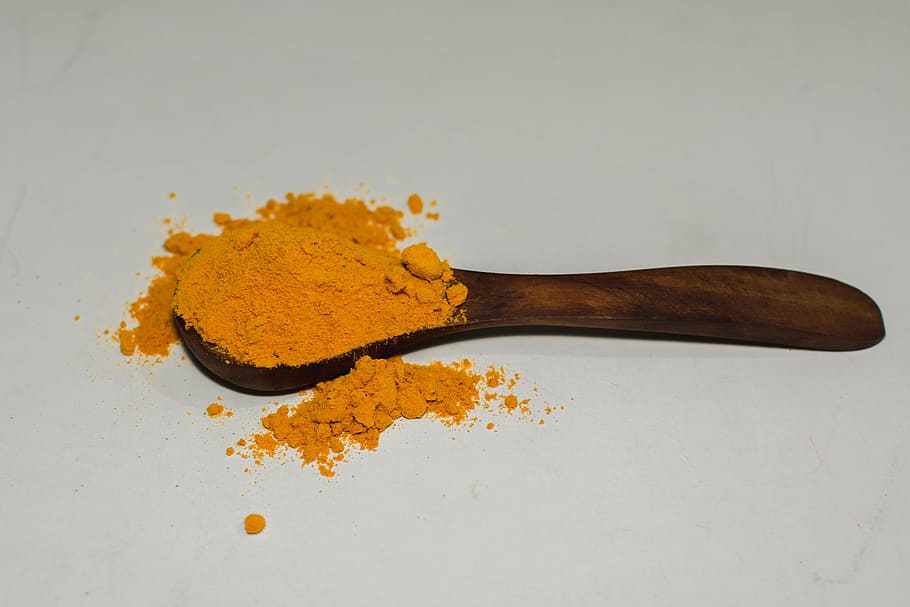 turmeric, spice, curry, component, powder, cooking, kitchen, indian, food, taste