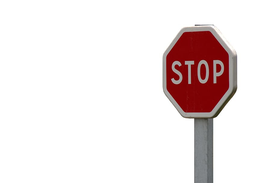 selective, focus photography, stop, signage, sign, red, symbol, warning, stop sign, safety