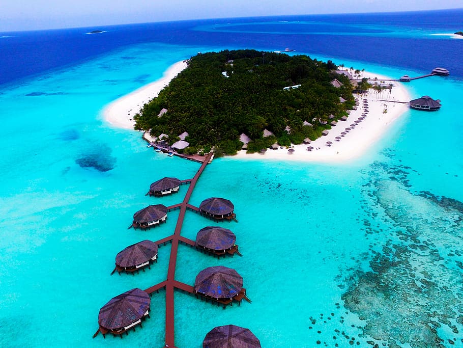 maldives island, blue, phantom, fly, drone, camera, photography, water, tourism, ocean