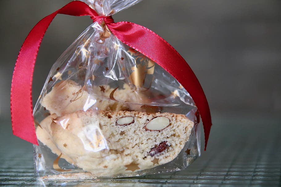 cantuccini, gift, packaging, biscuit bag, pastries, cookie, cookies, sweet, almonds, italian