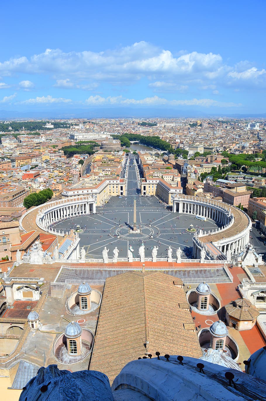 italy, rome, vatican, san pietro, architecture, building exterior, built structure, city, building, sky