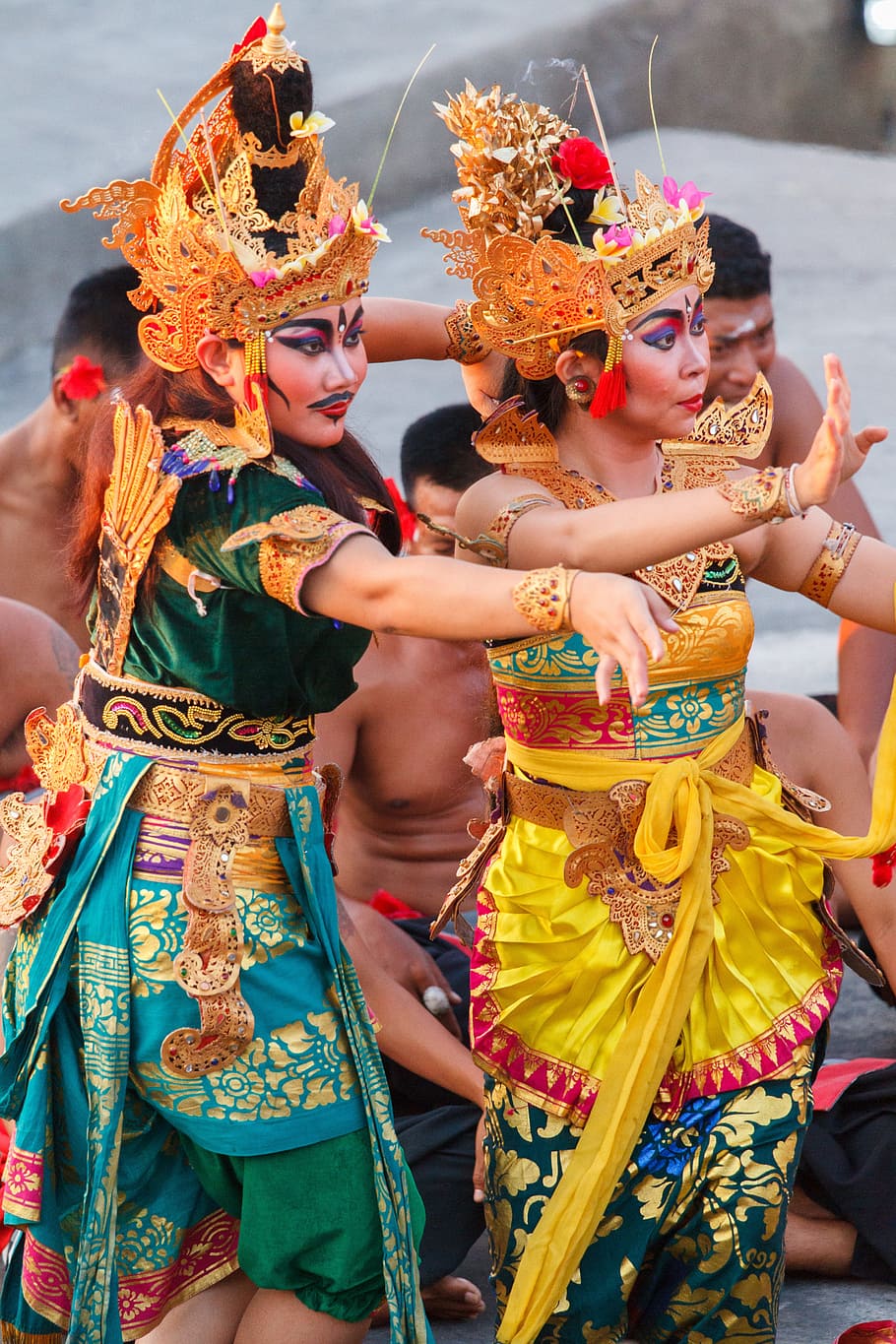 uluwatu, culture, bali, monkey dance, holiday, tradition, feuertanz, indonesia, travel, traditionally