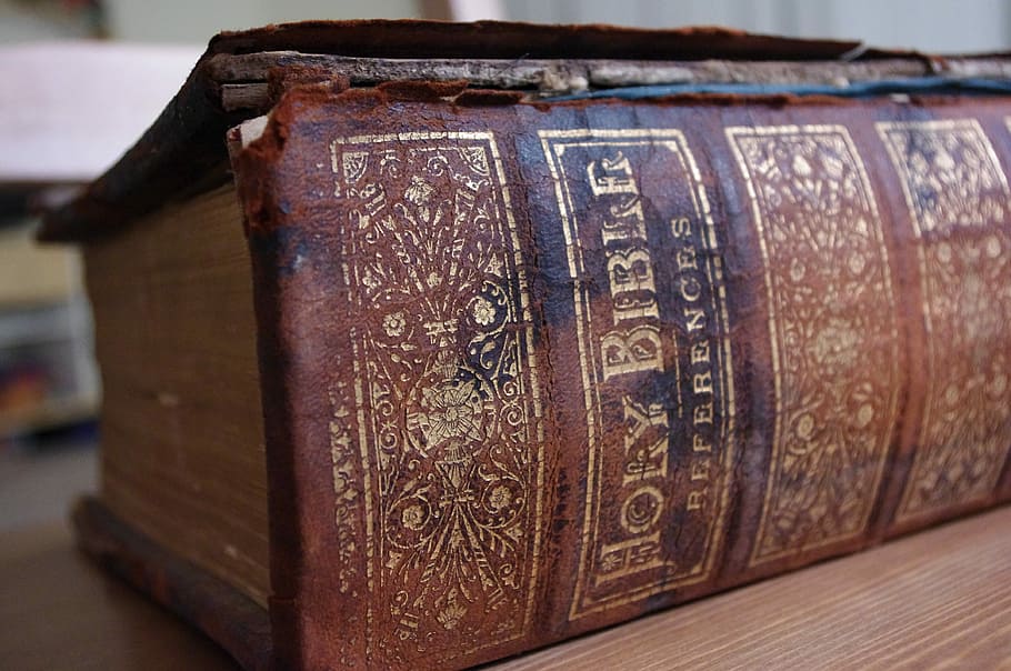 Bible, Old, Antique, Book, old bible, antique bible, christianity, religious, christian, testament