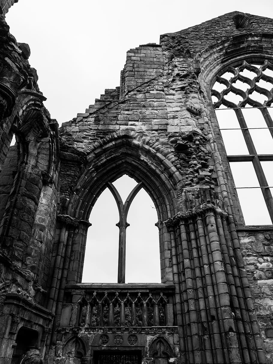 abbey, stone, church, architecture, temple, scotland, column, abandoned, religion, old