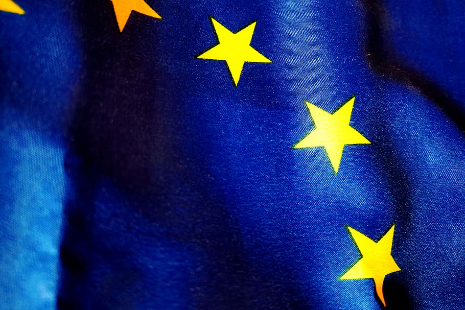 bandera, azul, bandera del euro, europa, bandera de europa, bandera de la ue, banderas y banderines, cielo occidente, estándar, transparente