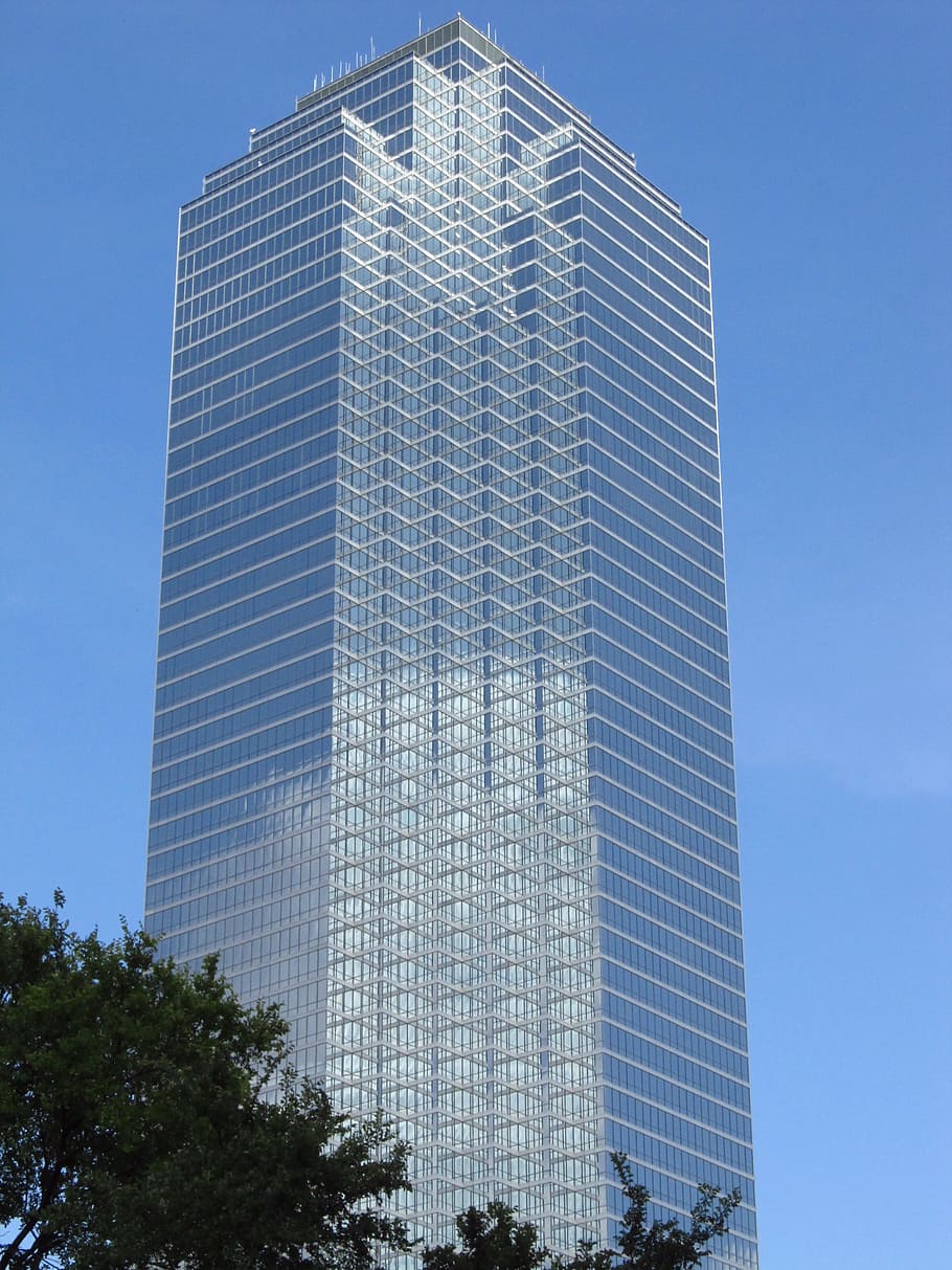 buildings, office building, glass facade, dallas, downtown, architecture, texas, urban, office, skyscraper