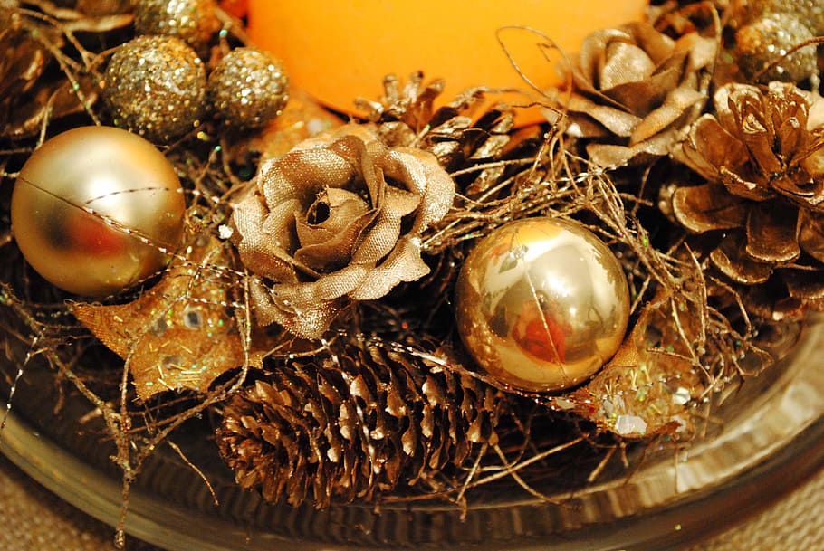 クリスマス, キャンドル, 気分, ライト, ムードライト, 雰囲気, テーブル装飾, キャンドルライト, シーフード, 動物のテーマ