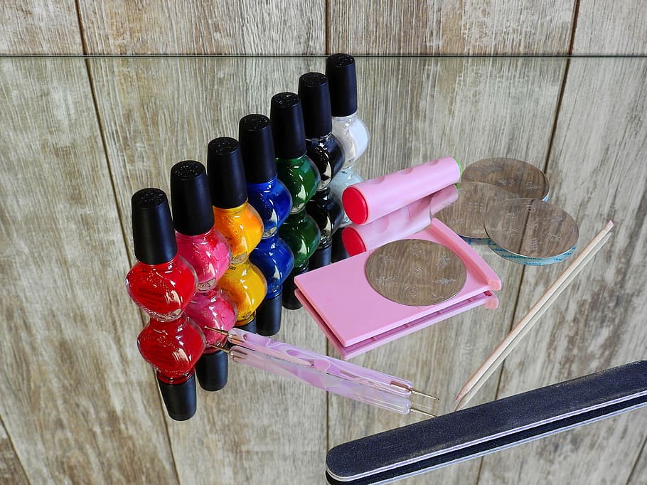 nail polish bottles, nail varnish, fingernails, manicure, paint, nails, toe nails, fashionable, nail design, cosmetics