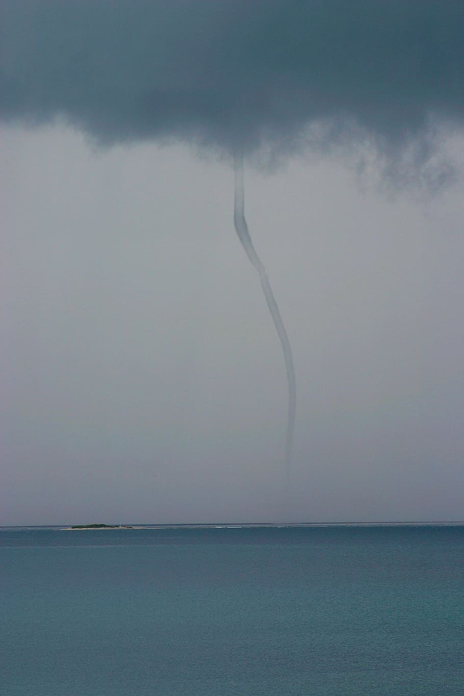 Water Spout, Weather, Tornado, spout, rare weather, nature, ocean weather, peurto rico island, sea, water