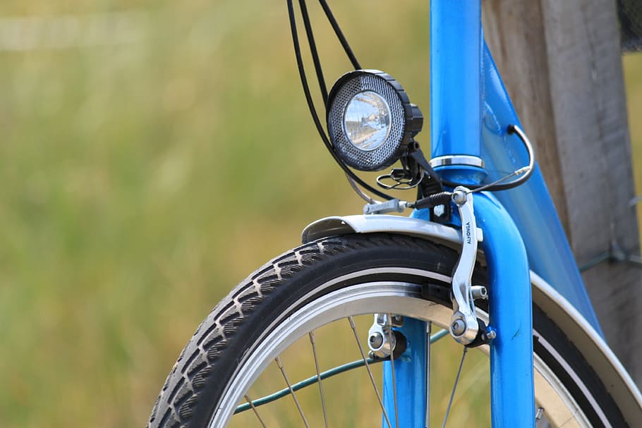 foto do farol da bicicleta, farol da bicicleta, foto, bicicleta, holandês, maduro, falou, raios, roda, aro