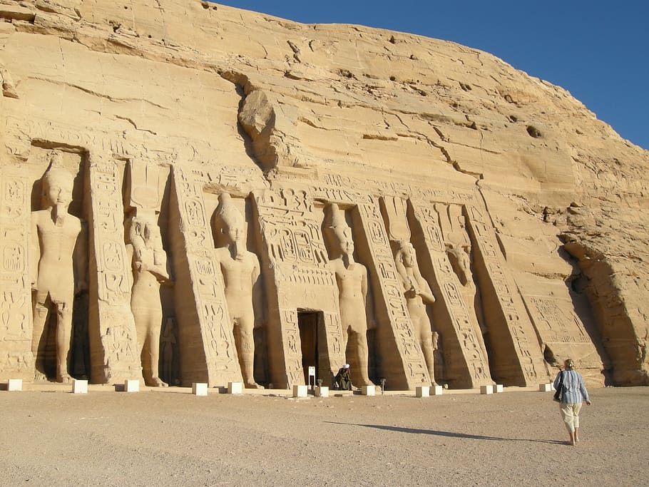 egypt, temple of ramses, pharaoh, tomb, luxor - Thebes, rameses II, africa, north Africa, famous Place, abu Simbel