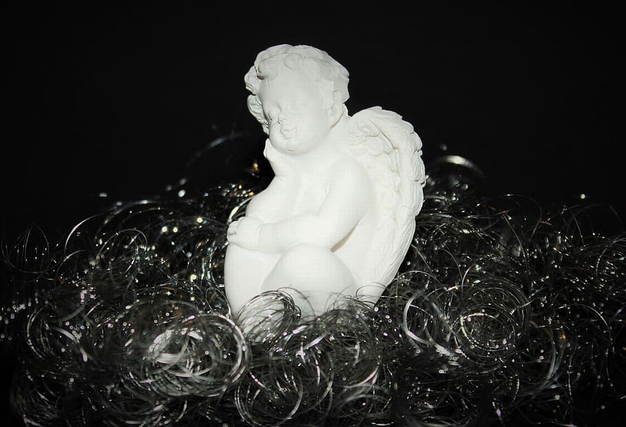 angel, wing, angel figure, figure, little angel, angel face, decoration, art, sculpture, statue