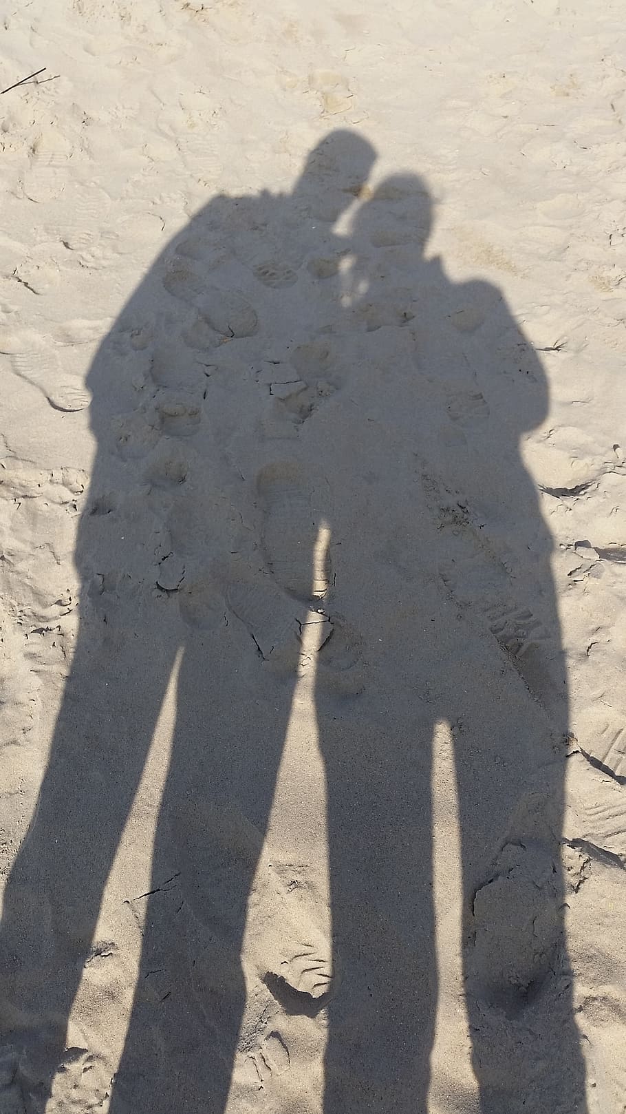 sombra, pareja, unión, arena, playa, huella, luz solar, personas reales,  naturaleza, tierra | Pxfuel