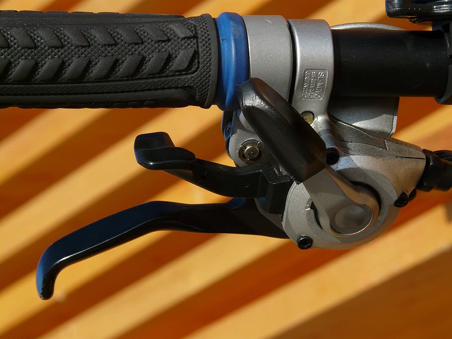 brake levers, gear lever, handle, grab bar, rubber lining, rubber, metal, technology, bicycle handlebar, handlebars