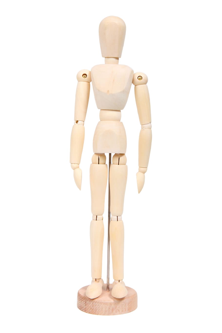 maniquí de madera color beige, cuerpo, chico, muñeca, figura, figurilla, humano, aislado, masculino, hombre