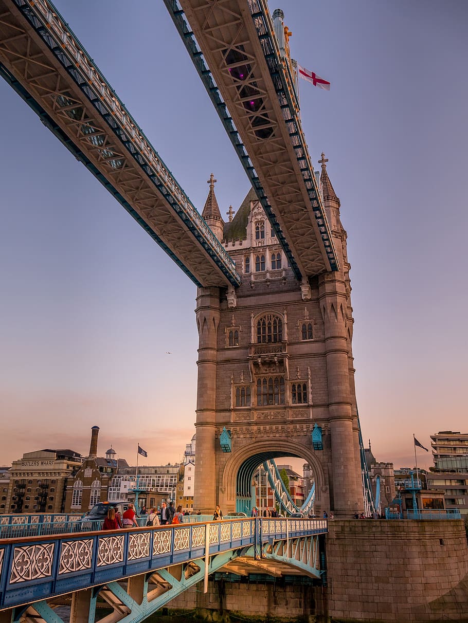 tower bridge, London, perjalanan, Inggris, sungai Thames, jembatan, tempat-tempat menarik, tengara, united kingdom, pariwisata