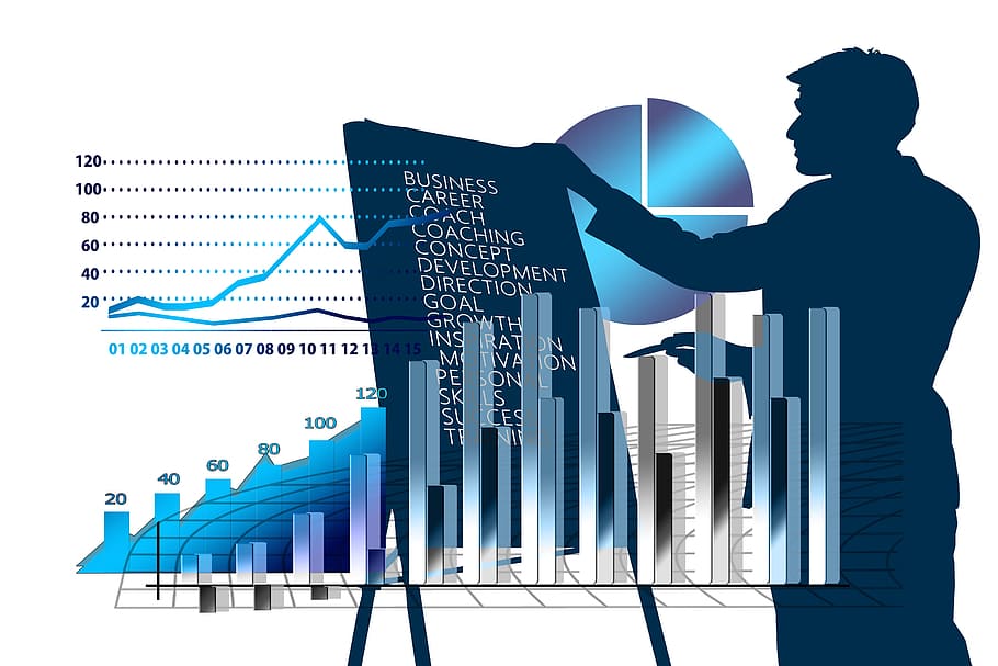 business chart illustration, arrows, growth hacking, profit, business, economy, growth, yield, revenue, net profit