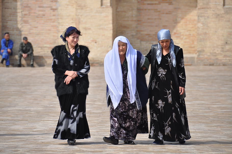 uzbekistan, tashkent, stage of life, adult, clothing, women, group of people, men, people, full length