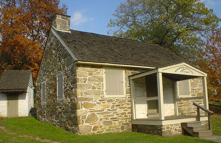 1797, federal, school, haverford, pennsylvania, Federal School, Haverford, Pennsylvania, photos, historical, house