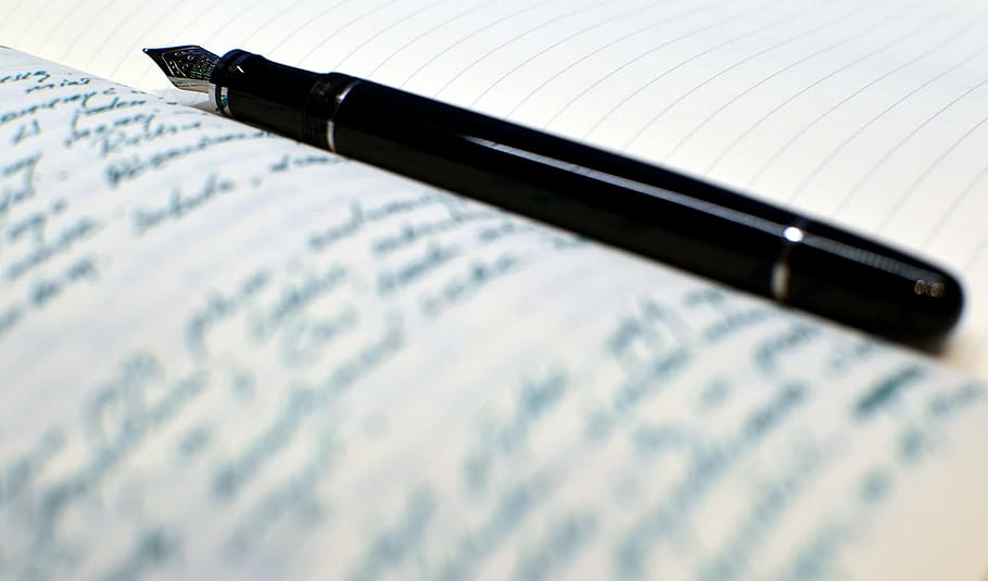 pena, menulis, vintage, surat, komunikasi, alat tulis, pulpen, bisnis perusahaan, bisnis, kertas