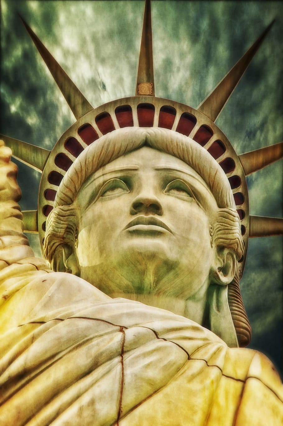 estátua da liberdade, estátua freiheits, nova iorque, estados unidos da américa, monumento, atração turística, lugar, ao ar livre, bonita, cabeça