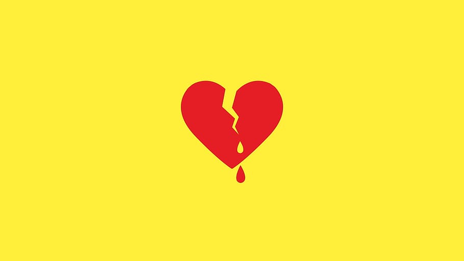 obra de arte de corazón roto, corazón roto, corazón sangrante, corazón, roto, rojo, símbolo, romance, divorcio, triste