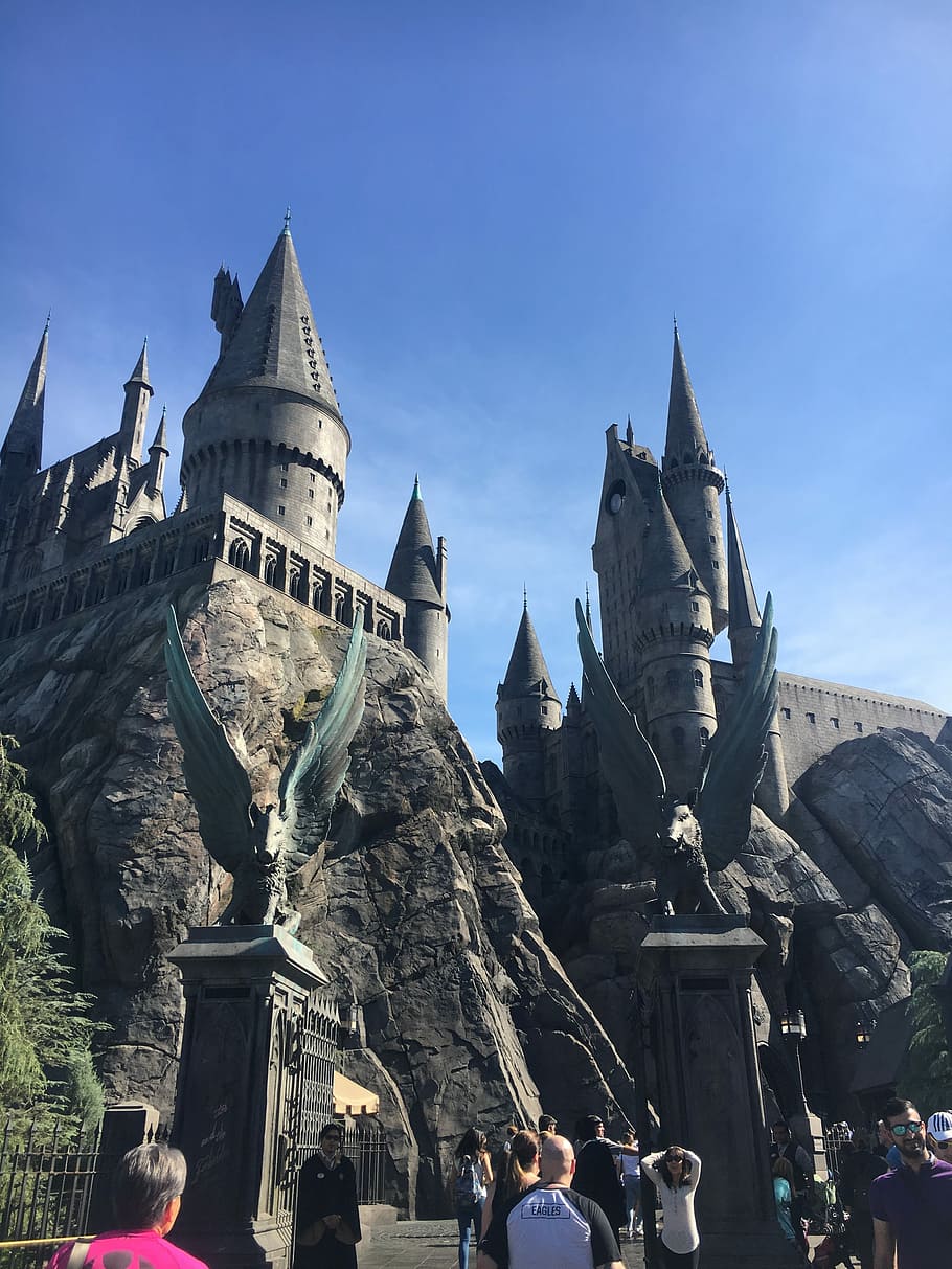 Harry Potter, Castle, sihir, universal, harry, park, potter, pariwisata, turis, tema