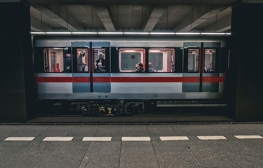 man, sitting, train, prague, subway, metro, move, technology, speed, passengers
