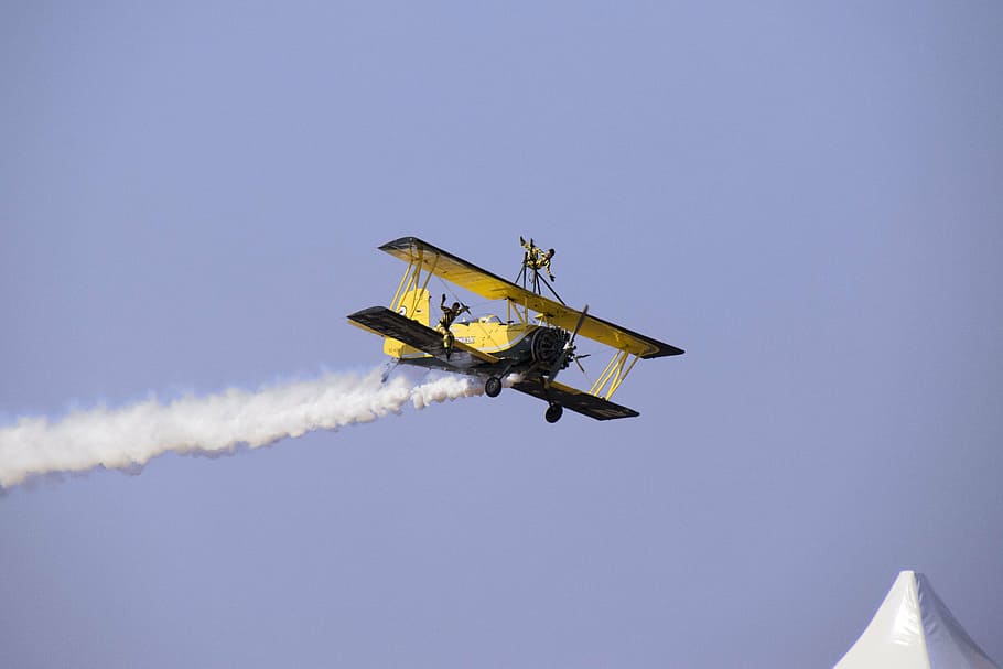 bangalore, air show, daredevil, air vehicle, airplane, flying, airshow, on the move, mode of transportation, sky