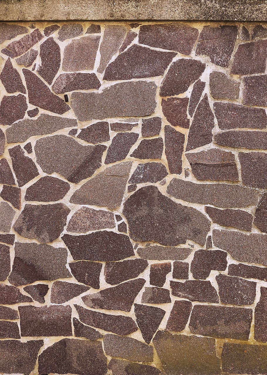 wall, natural stone, mosaic, clinker, slabs, polygons, tiled, stone wall, texture, rustic