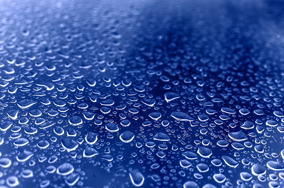 ペイン 水 雨のしずく 水滴 青 背景 パターン 抽象 テクスチャ 低温 Pxfuel