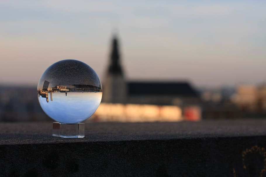 lensball, Gereja, Brussel, Belgia, kristal, kaca, bola, Desain, modern, langit