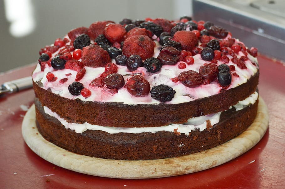 chocolate berry cake, chocolate cake, dessert, mascarpone, dates, figs, raisins, cranberry, layer cake, icing