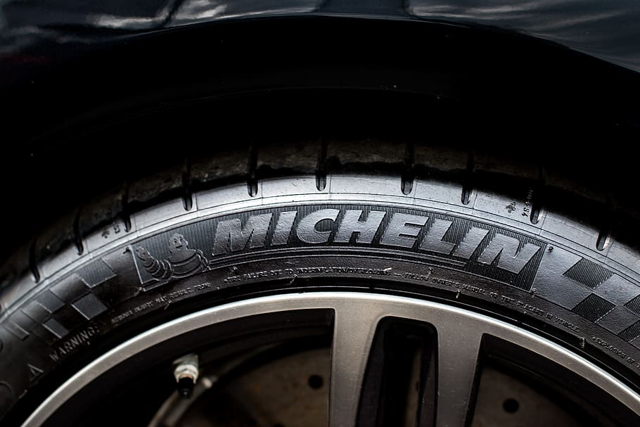 bmw, pneu, Michelin, carro, veículo, roda, moderna, automóvel, sedan, rápido