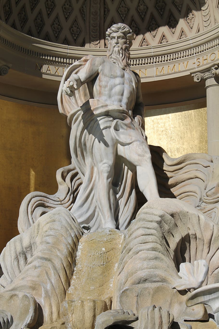 hombre, barba, en pie, estatua, romano, escultura, escultura de piedra, histórico, clásico, Roma