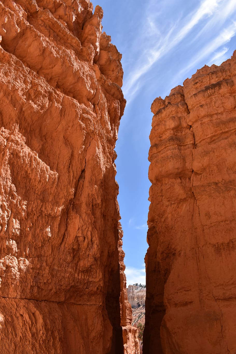 bryce, canyon, rock, crevasse, red, america, utah, landscape, scenic, erosion
