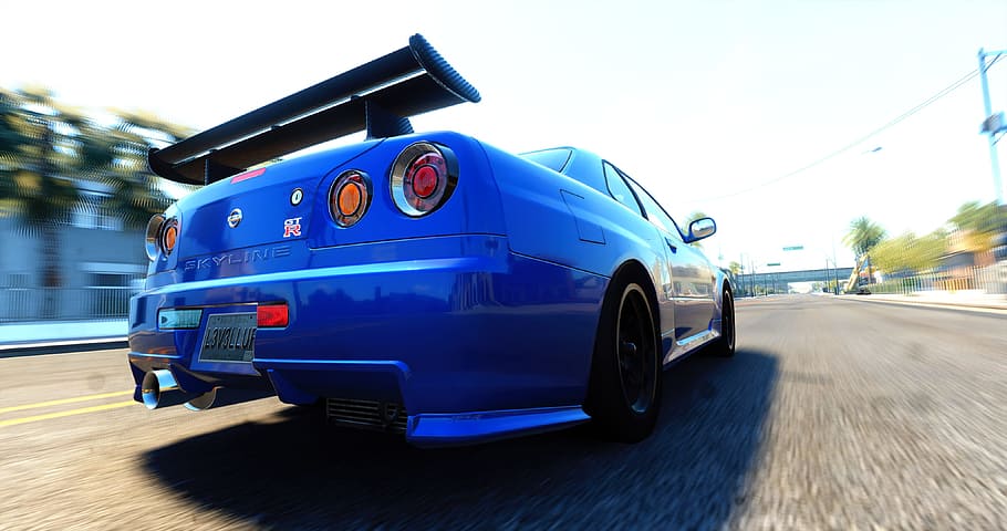 nissan, gtr, r34, performance, coupe, drive, driving, fast, acceleration, car