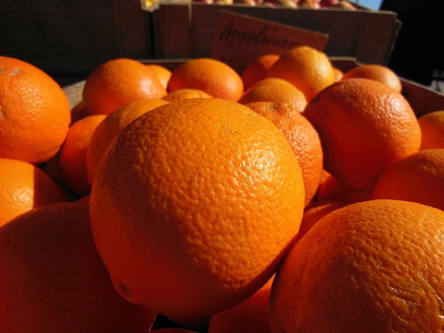 oranges, orange, close-up, colorful, sweet, tasty, fresh, fruit market, shopping, warm colour