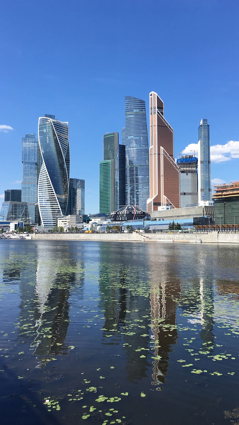 Moscú, Rusia, arquitectura, ciudad de Moscú, ciudad, exterior del edificio, estructura construida, agua, reflexión, edificio