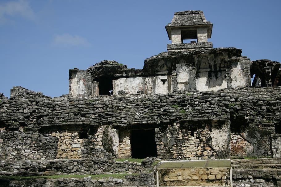 palenque, prehispanic, mayan, ruins, mexico, architecture, culture, chiapas, building, tourism