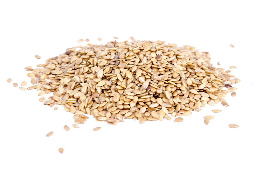 pile of seeds, sesame, seed, white, close-up, isolated, grain, nobody, natural, spice