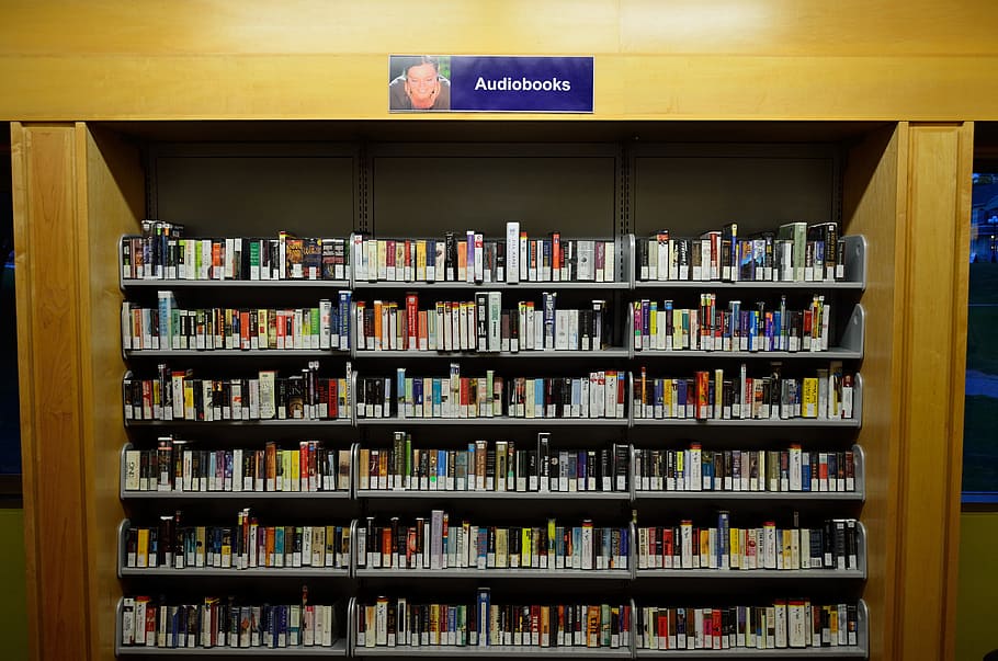 pile, books, shelf, reading, audio books, e book, e reader, public library, bookstore, audiobook