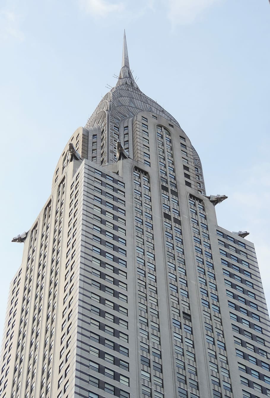 Chrysler Building, New York City, city, manhattan, new, york, chrysler, building, skyline, urban