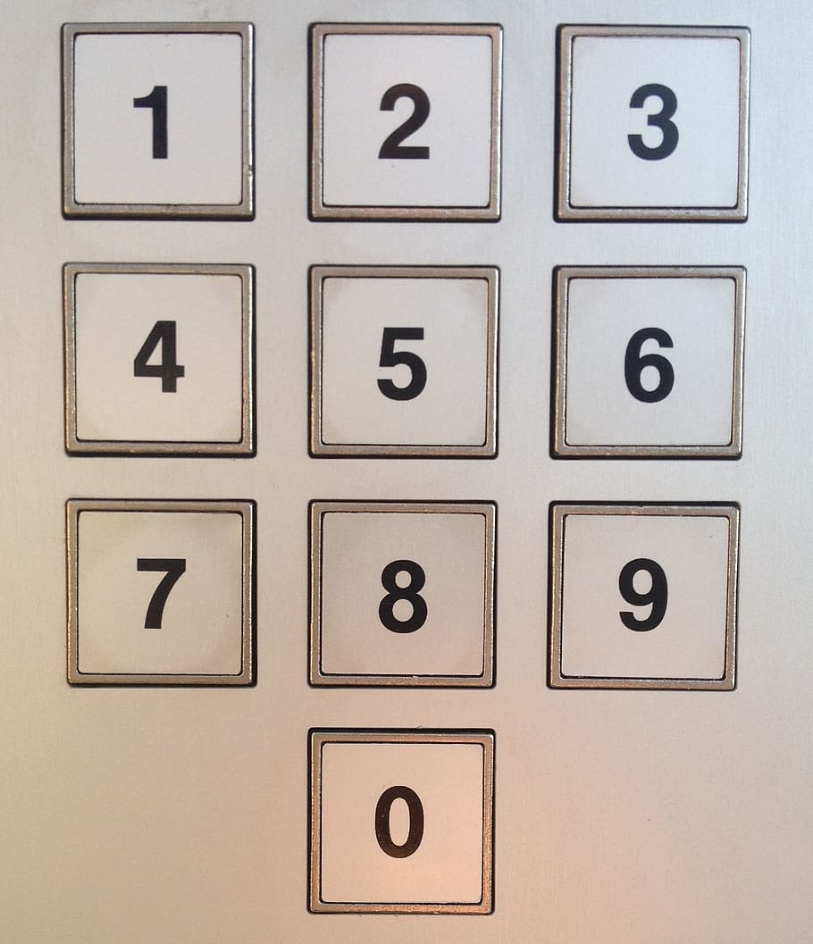 Keyboard, Numeric Keypad, Number Field, input, pin, number, variation, indoors, studio shot, close-up