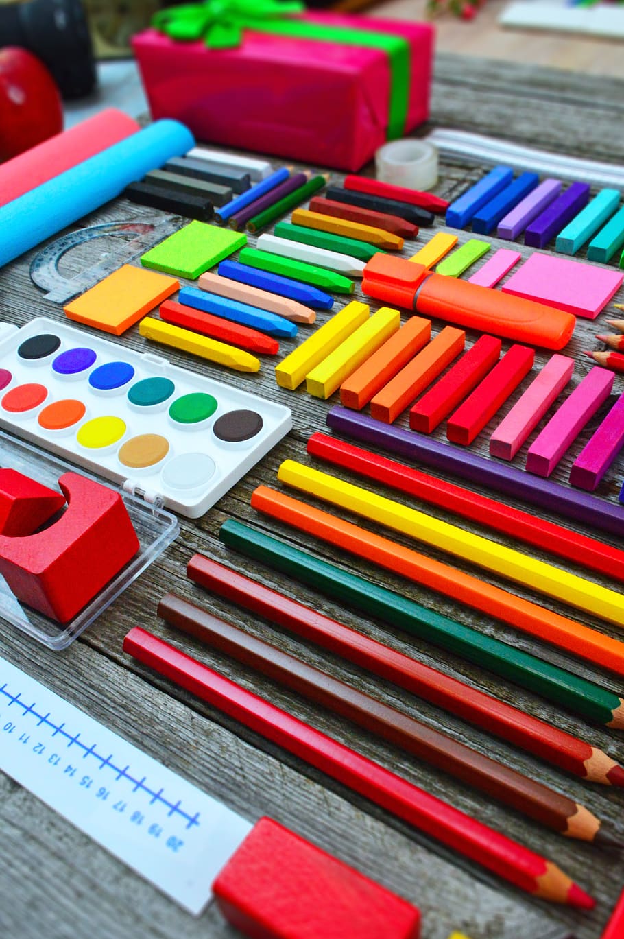 school times, school school supplies, brushes, crayon, education, school starts, school supplies, watercolor, school, ruler